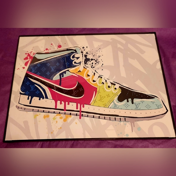 Jordan 8 1/2"x11" Framed Wall Art - Picture 1 of 6